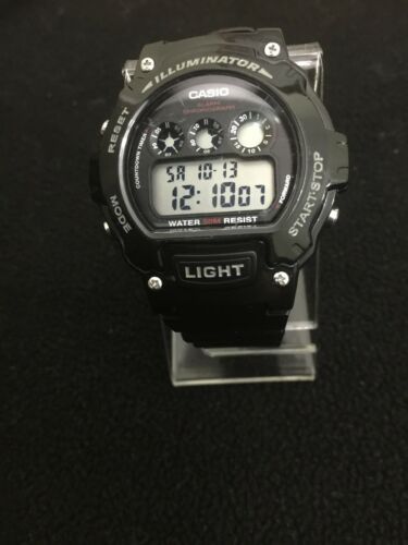 Casio W214H-1AV Wrist Watch illuminator Sport Digital,chronograph
