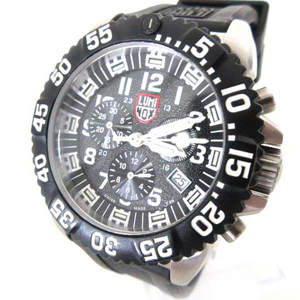 [Used] Luminox LUMINOX Watch 3181 Chronograph Navy Seal Steel Color ...