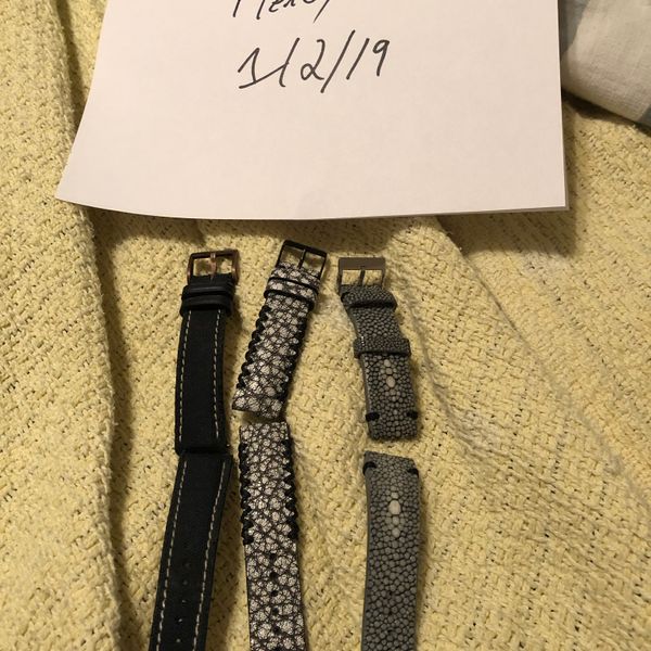 [WTS] Aaron Bespoke Combat Straps and Christopher Ward Patina Canvas