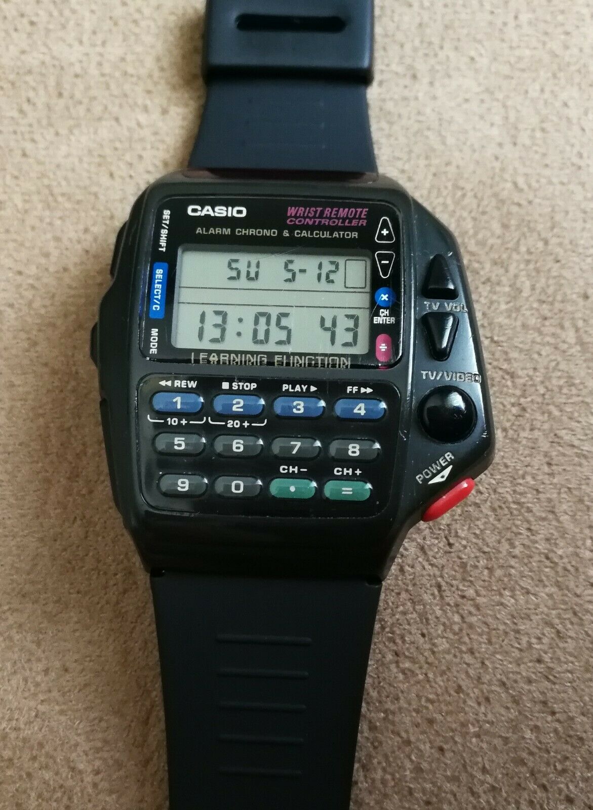 casio wrist remote controller watch