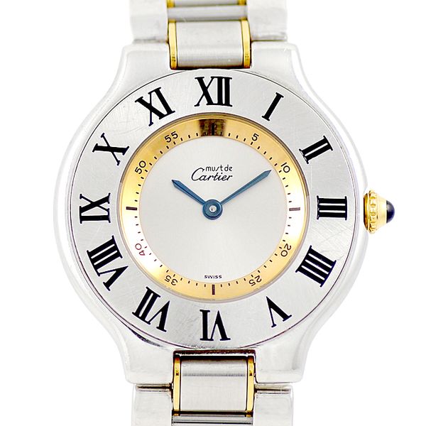 Battery replaced Cartier Cartier Vantian Mast 21 W10072R6 Silver SS