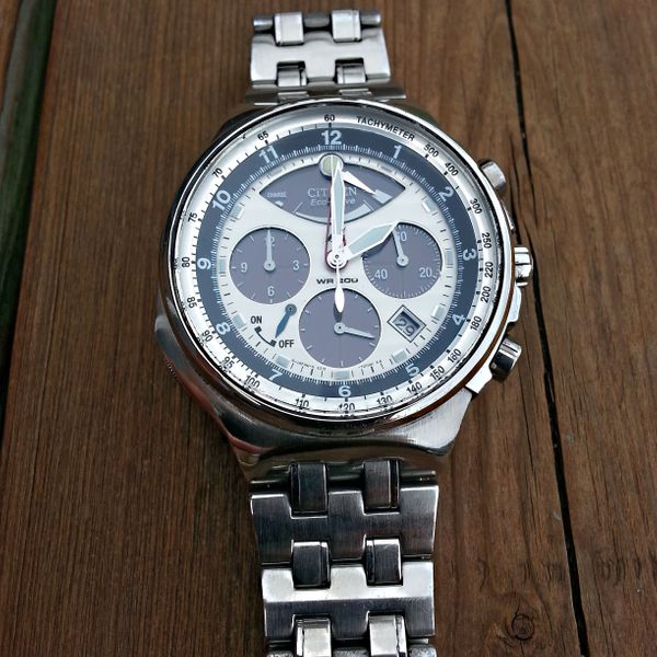 ***SOLD*** Citizen Calibre 2100 AV003159A "Panda" Dial EcoDrive US