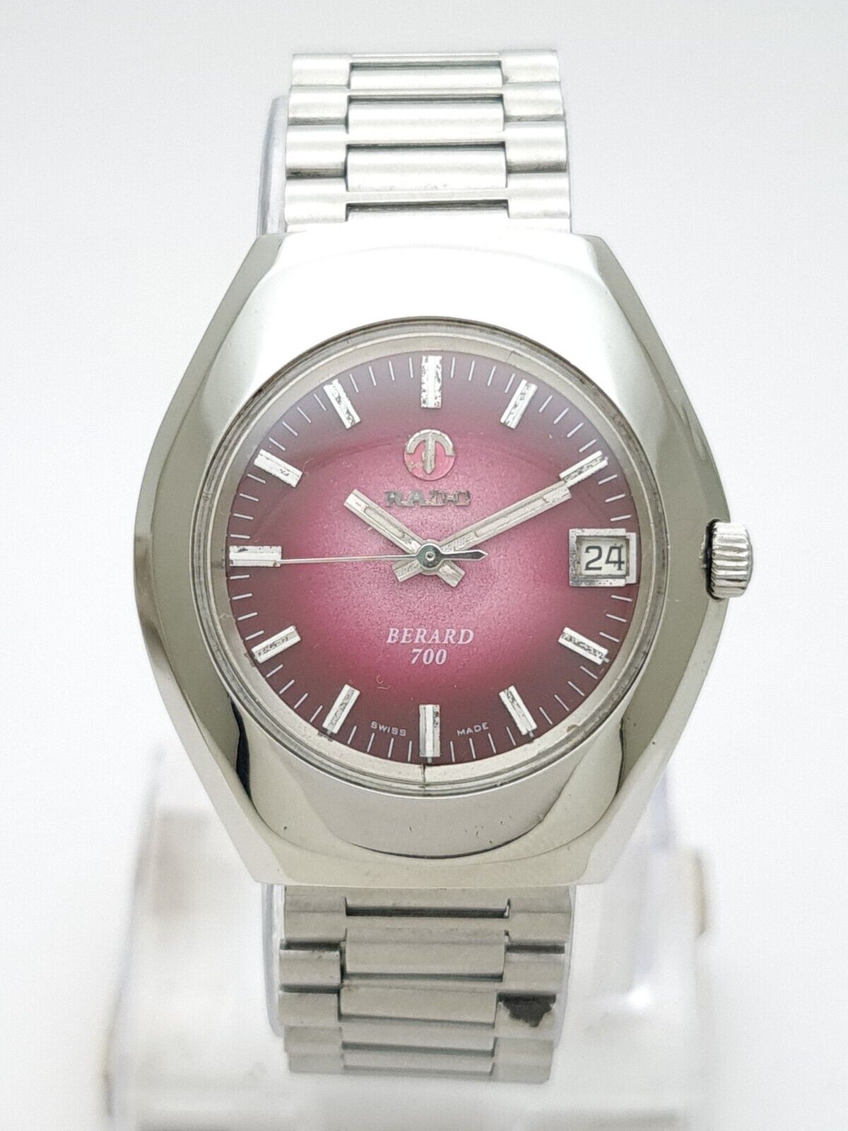 Vintage RADO BERARD 700 Cal. 2824 ETA 25J Automatic Date Swiss