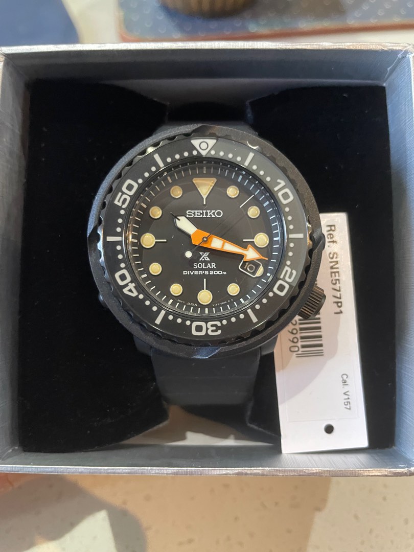 Seiko Prospex Tuna Solar Black SNE577P1 Watch Review