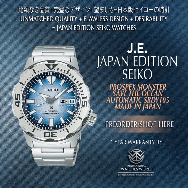 SEIKO INTERNATIONAL EDITION PROPSEX MONSTER AUTOMATIC BLUE PENGUIN