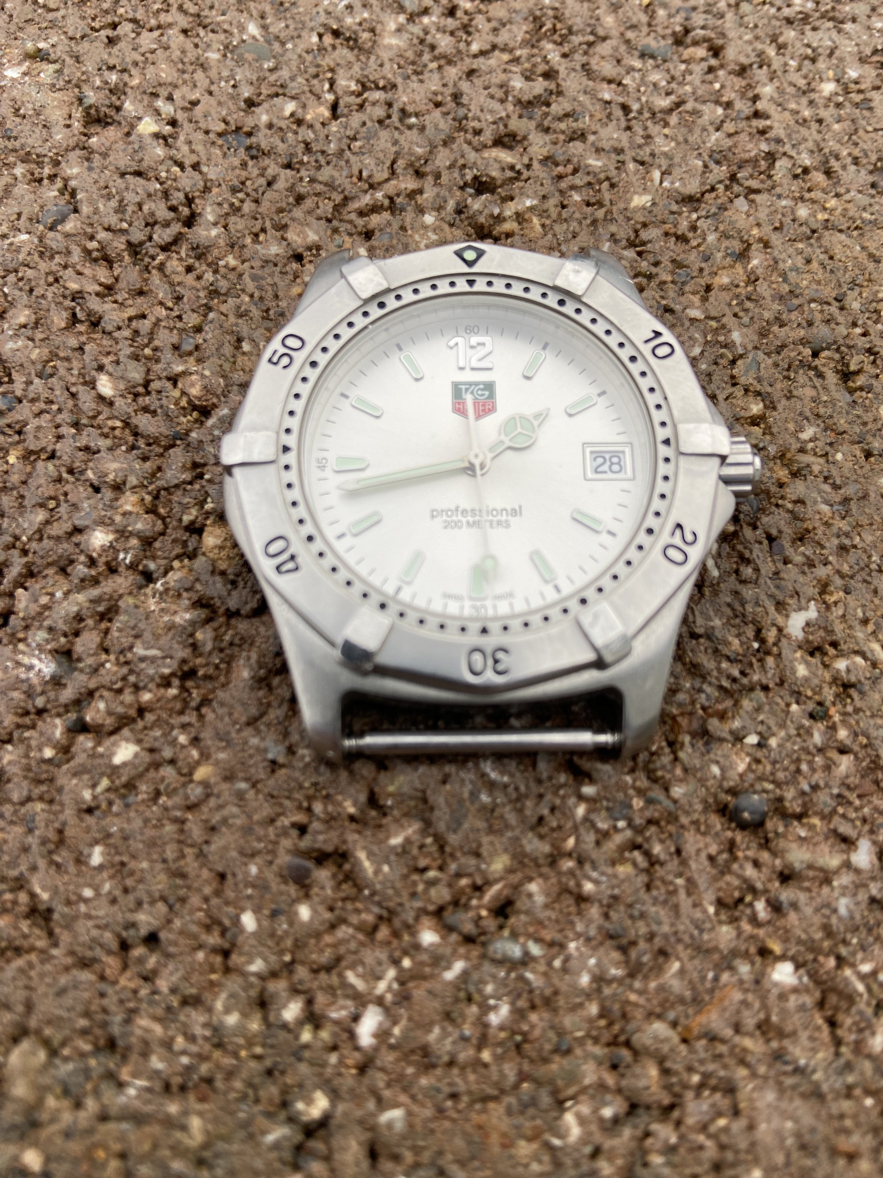 Vintage tag heuer top professional 200 meters