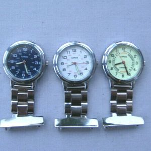 3 New Lorus [By Seiko] nurse fob ,white,cream   Lumibrite. | WatchCharts