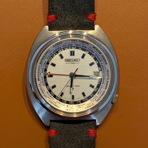 Seiko World Time Analogue Digital H022 6020 JAL Japan Airlines