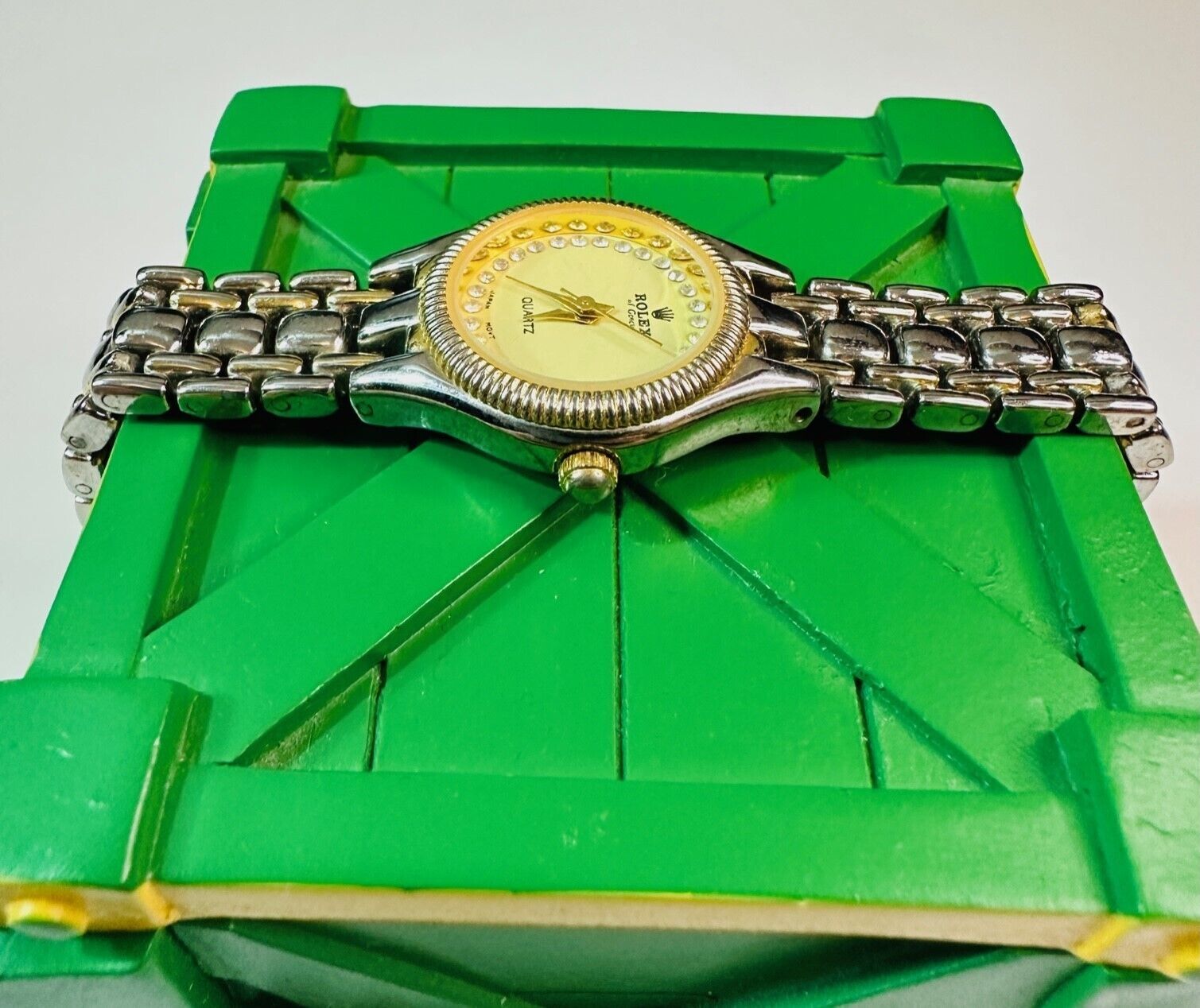 Rolex of Geneva Classic Quartz Japan Movt Ladies WristWatch