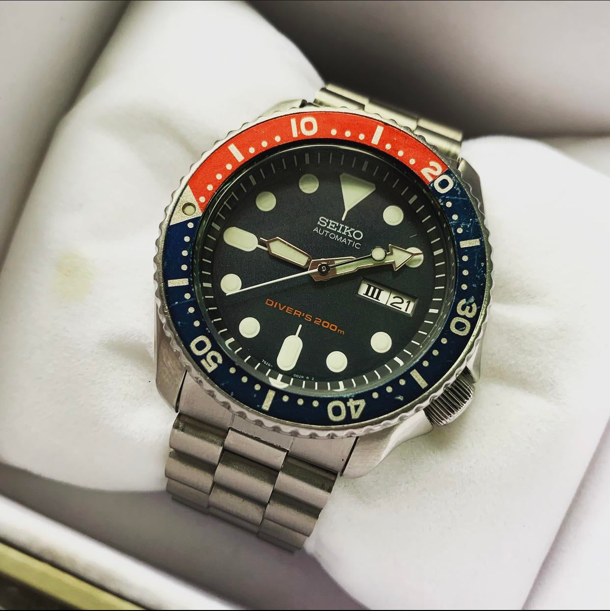 Jubilee Bracelet Seiko Pepsi 009 Jubilee Bracelet Divers Watch