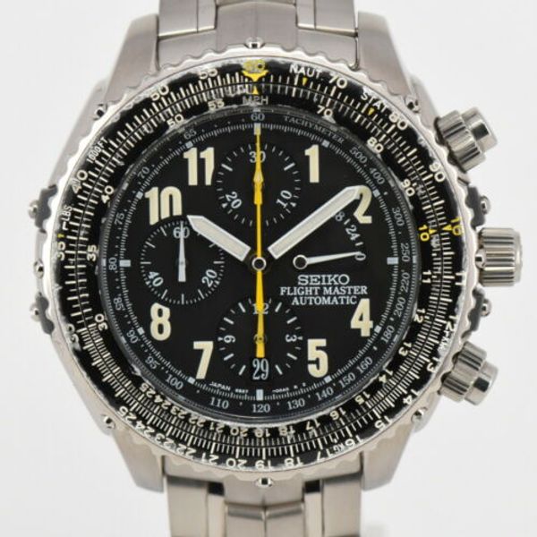 Auth SEIKO Flight Master SBDS003 Chronog Titanium Automatic Men's Watch  L#83862 | WatchCharts