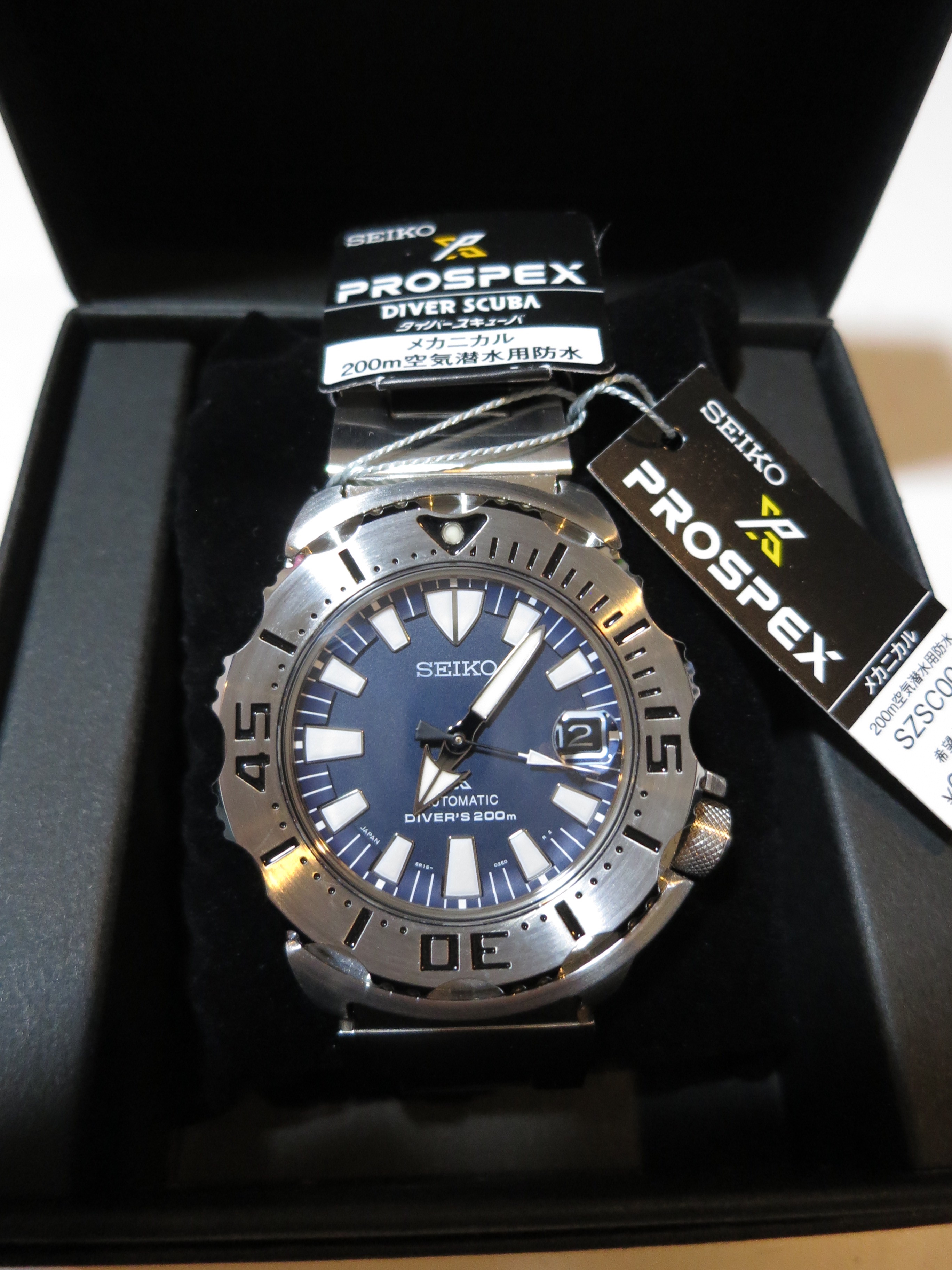 FS: Seiko JDM SZSC 003 Gen 3 Monster with Dark Blue Dial | WatchCharts