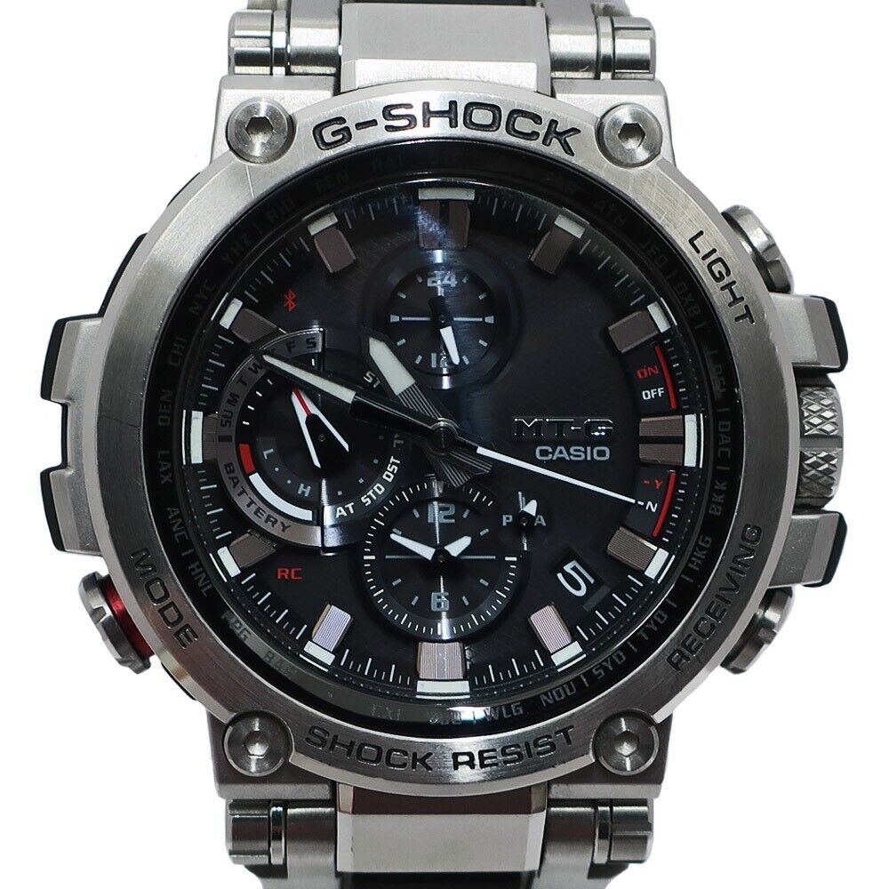 Casio G-SHOCK MTG-B1000-1AJF MT-G Watch Black Dial Silver