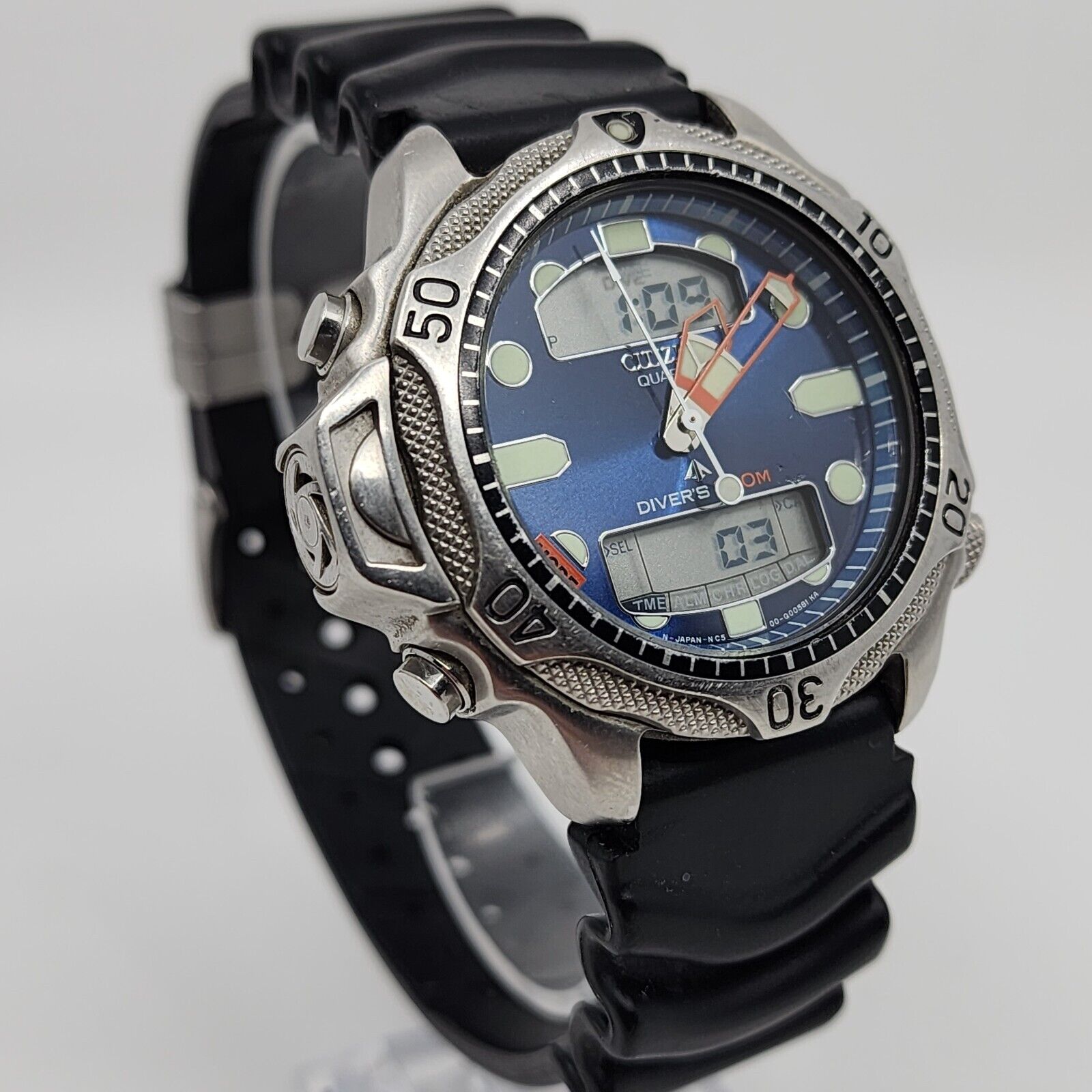 Mens Citizen Promaster Aqualand Depth Meter C500-S016061 Stainless