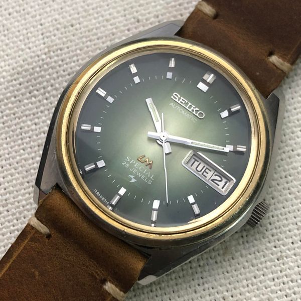 [WTS] Seiko LM Special 5216-6010 Green Sunburst dial, faceted crystal ...