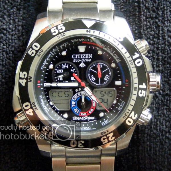 Citizen EcoDrive Sailhawk Racing Timer "Stars and Stripes 25th Anniversary" JR404051E
