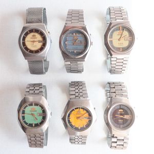 ORIENT Automatic WRISTWATCH #469EE6-71 CA w/ORGINAL BRACELET BAND