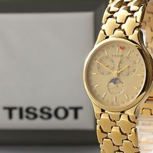 N MINT] Tissot Triple Calendar K255 Pointer Date Moonphase Unisex