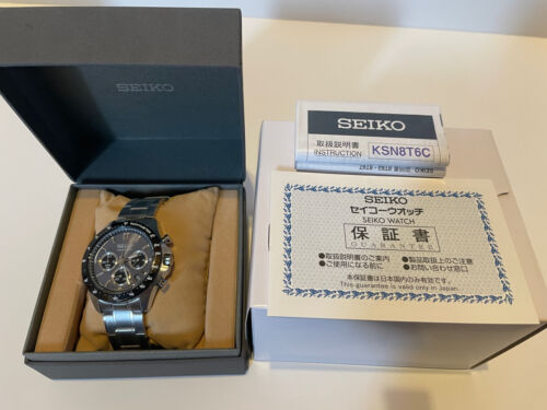 SBTR027 SEIKO Spirit Chronograph Quartz Men's Watch Stainless