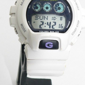 Casio G-Shock GW-6900A 3179 Band 6 Tough Solar Watch Purple White