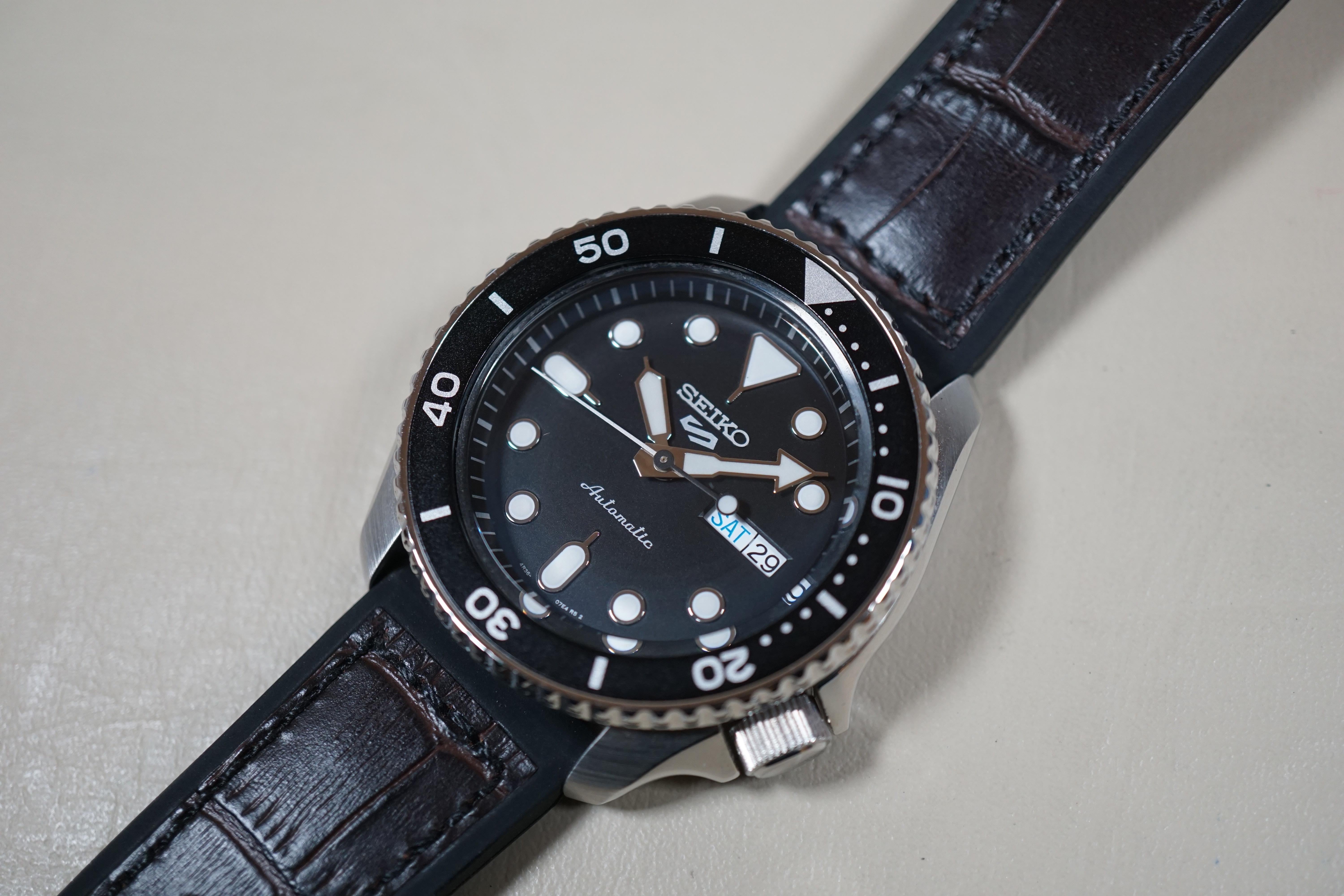 WTS] Seiko 5 Sports SBSA027 4R36 Specialist Style Black Automatic - $165 |  WatchCharts