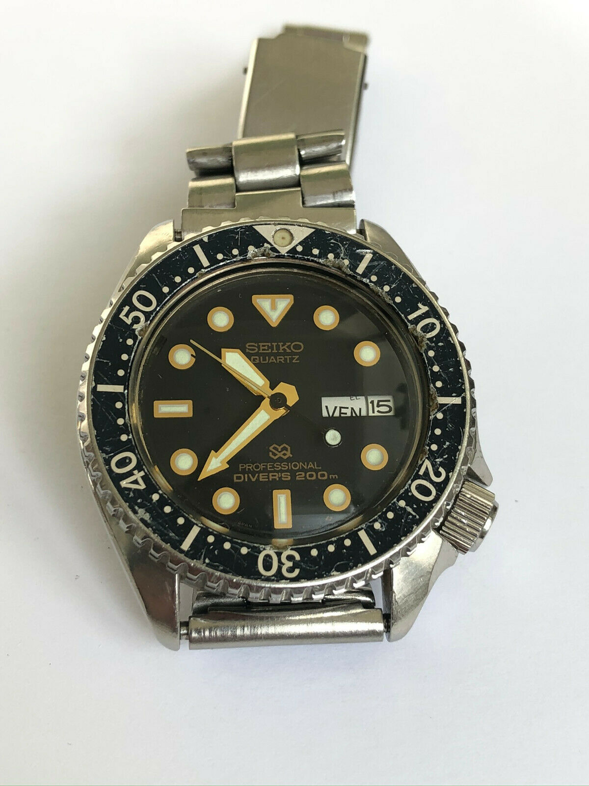 Very rare SEIKO 7C43 600A Professional DIVER's 200m All Steel Japan watch |  WatchCharts