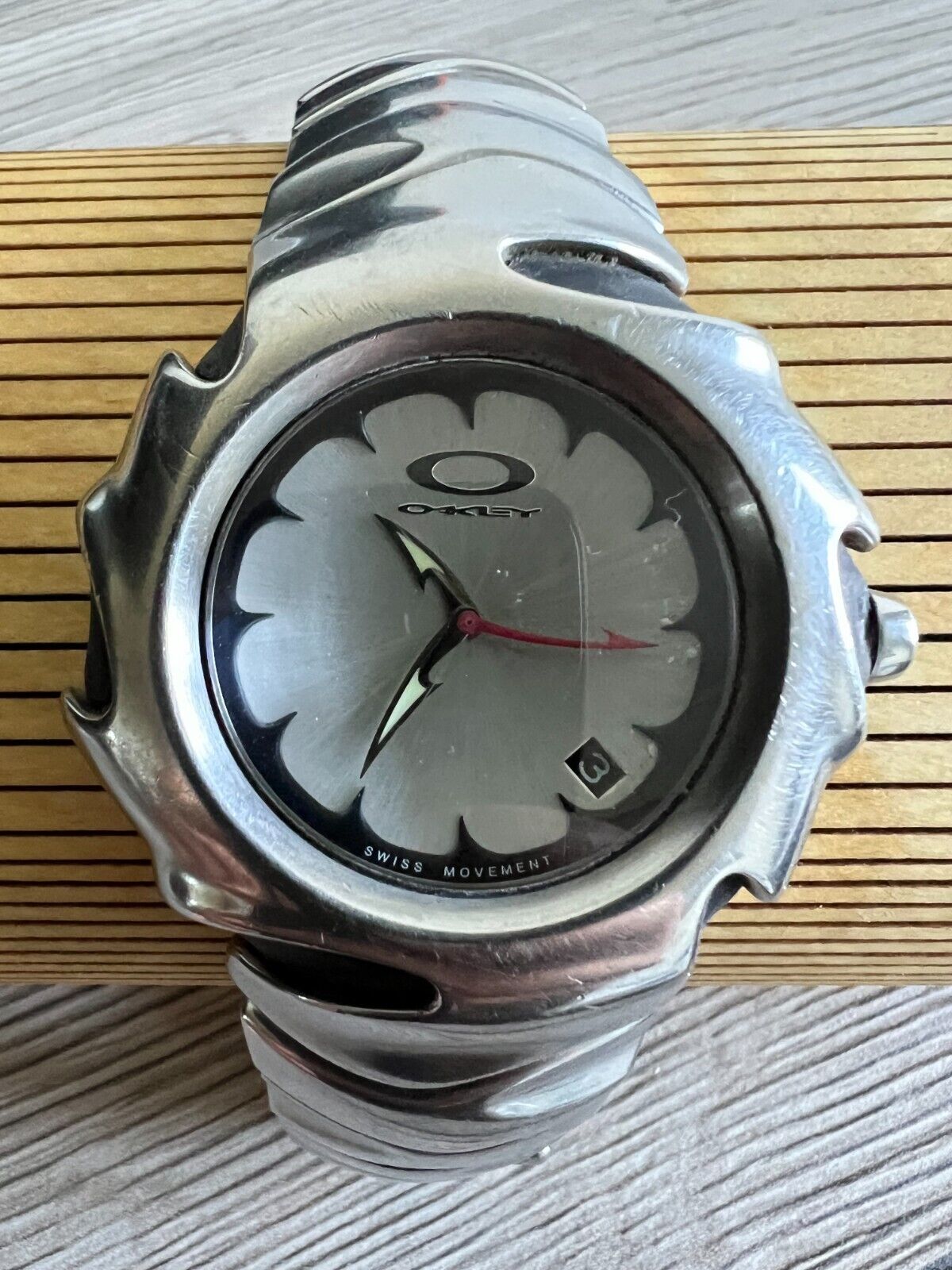 Oakley Blade watch,silver,swiss movement | WatchCharts