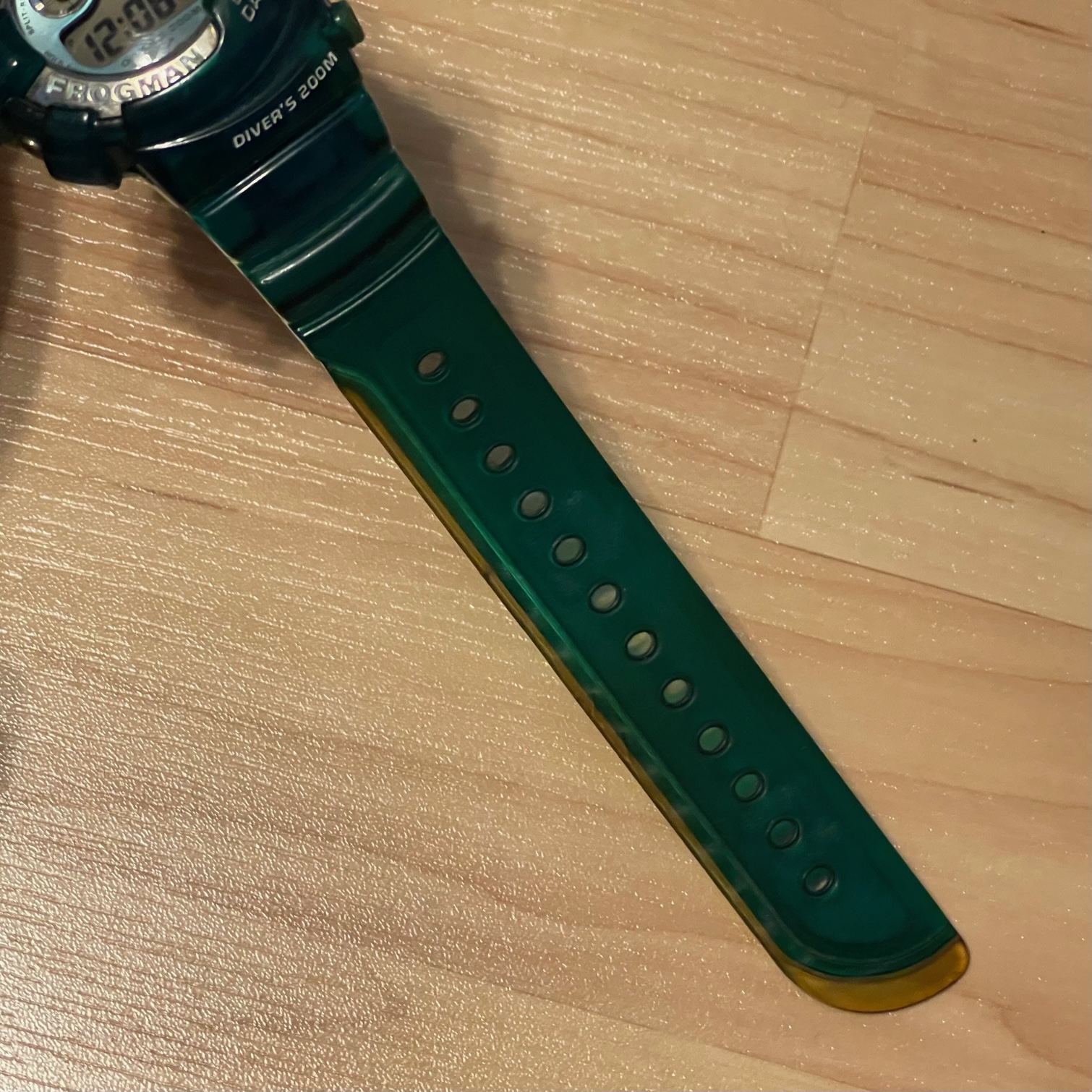 WTS] Casio G-Shock Baby-G Frogman BGW-103 Green Blue Digital Watch