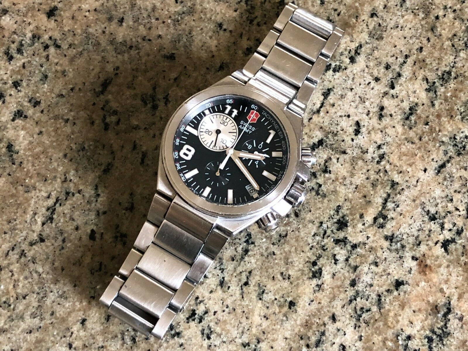 ムク　SAR Victorinox Swiss Army Convoy (241158) Stainless Steel Chronograph