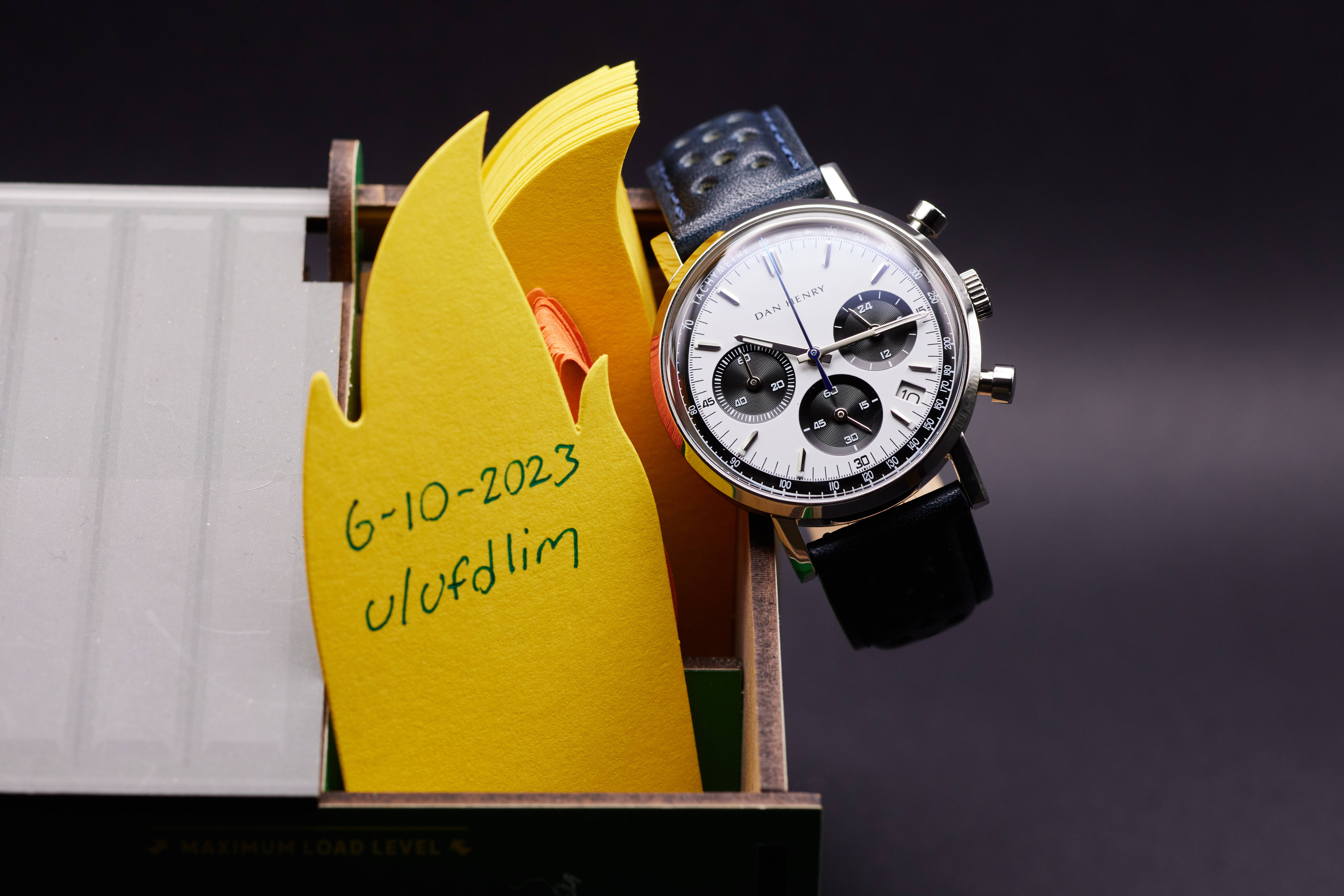 WTS] Dan Henry 1964 Gran Turismo Chronograph White Panda Tricompax