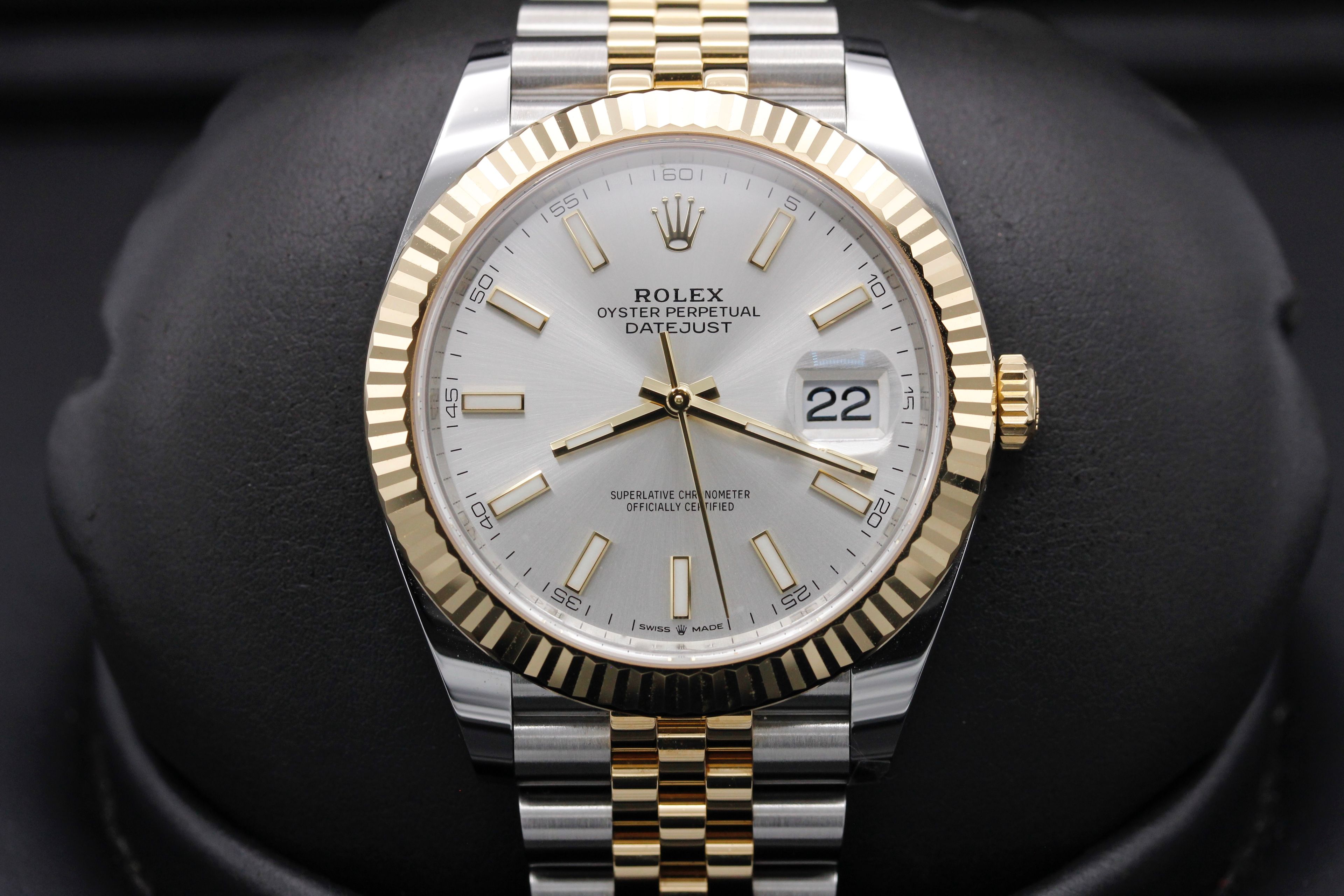 Rolex datejust 41 two hotsell tone price