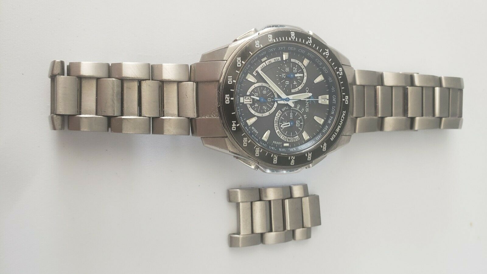 casio oceanus ocw-m800 titanium solar radio/atomic watch