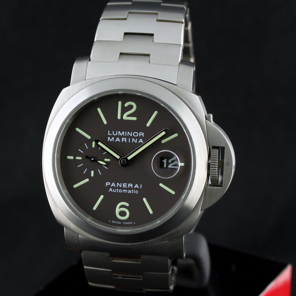 FS NEW Panerai PAM 296 TITANIUM Luminor Marina TOBACCO dial