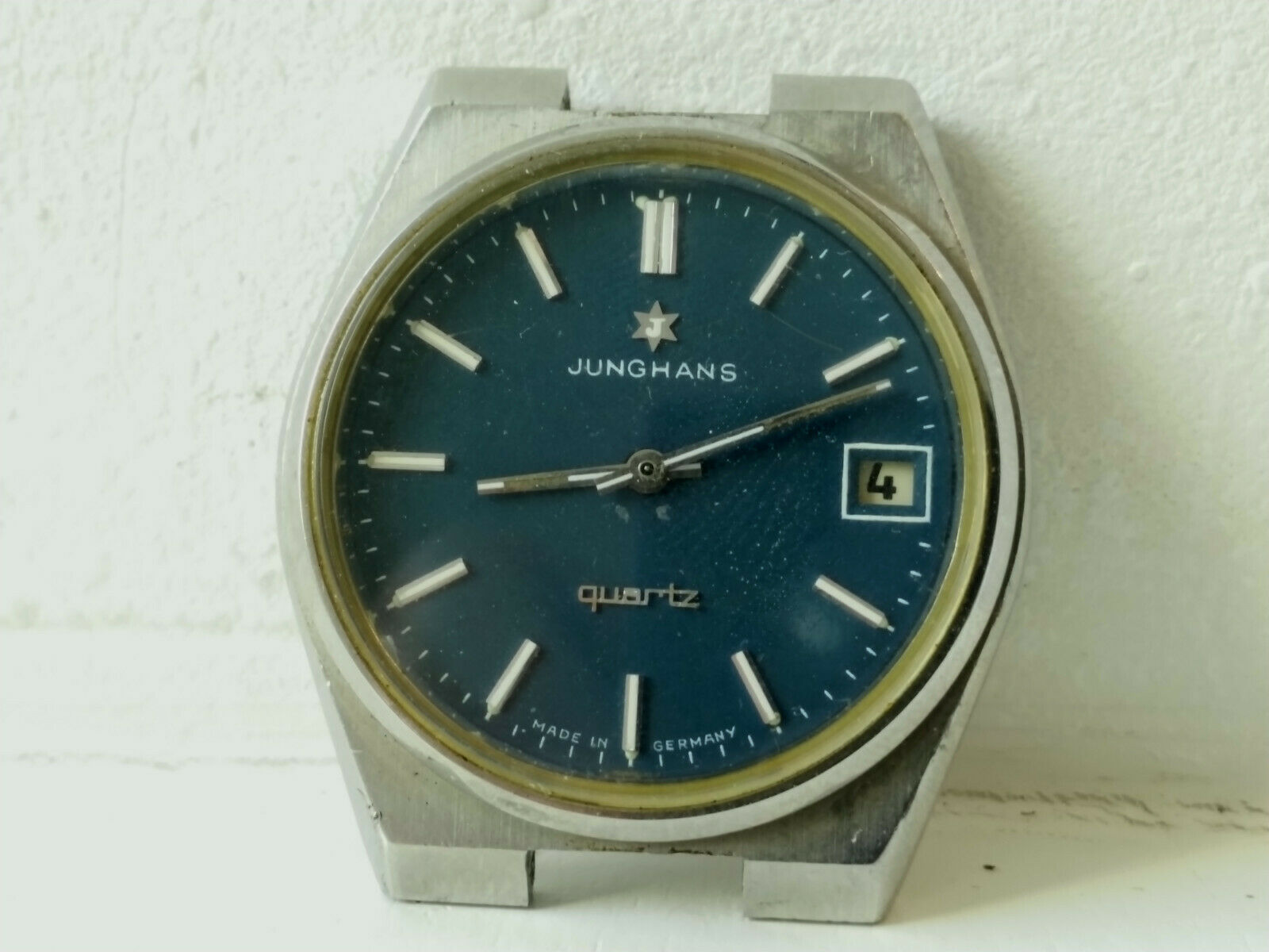 Vintage Junghans 667.20 Quartz Mens Watch 1970 Repair Parts