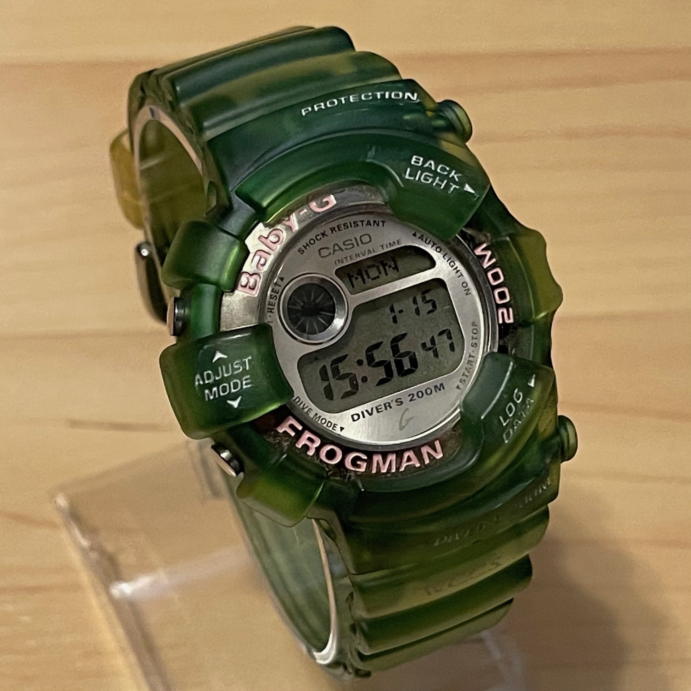 WTS] Casio G-Shock Baby-G Frogman Green Apple WCCS BGW-100WC-4T