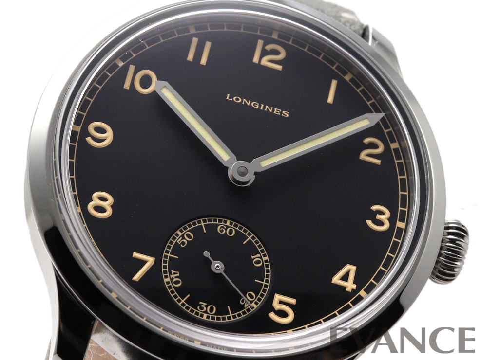 Used] Longines Heritage Military 1938 L2.826.4.53.2 1938 Limited to 3 Black  Men [Watch] | WatchCharts