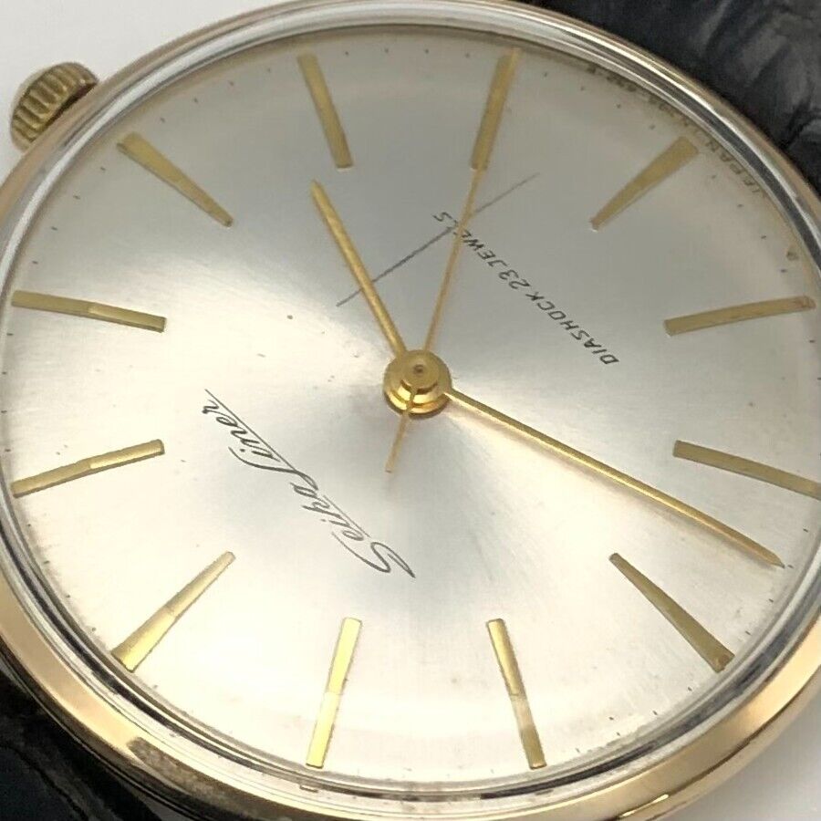 Vintage 1961 SEIKO LINER J14069 Hand-winding 14K GOLD FILLED