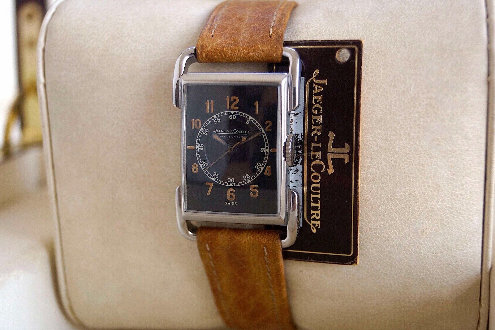 ULTRA RARE JAEGER LECOULTRE WWII UNIPLAN EUROPEAN MARKET FULL