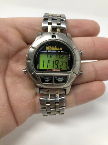 timex stainless steel digital watch