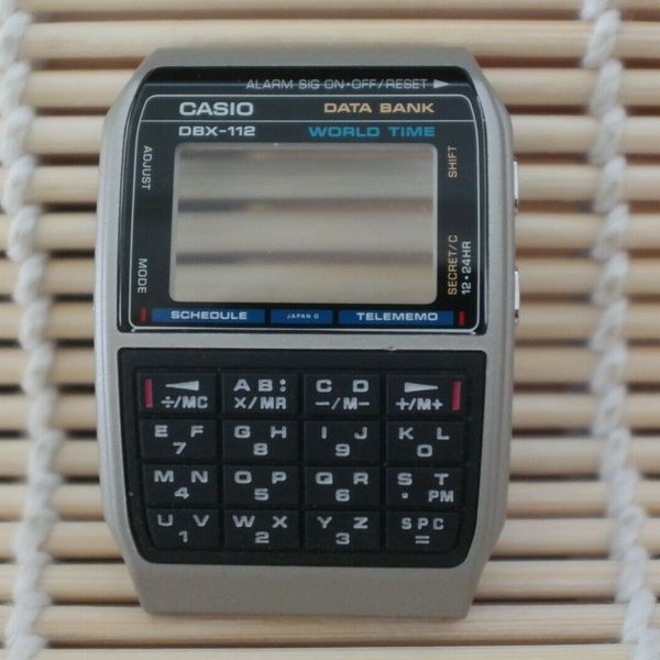 Vintage Casio Data Bank DBX-112 NOS Case for LCD Calculator