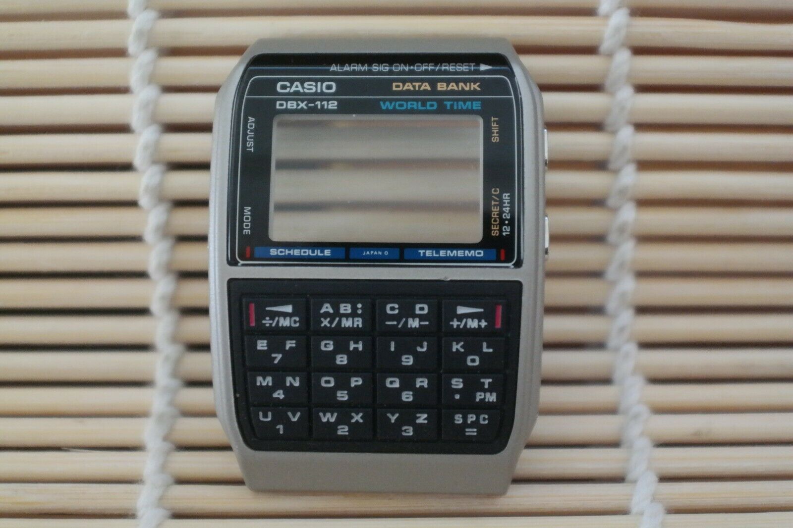 Vintage Casio Data Bank DBX-112 NOS Case for LCD Calculator watch