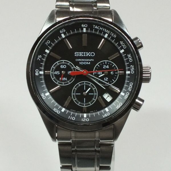 Classic Seiko 6T63-00B0 Stainless Steel Men's Chronograph Date Watch  Serviced | WatchCharts
