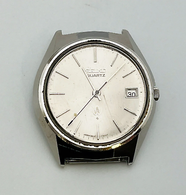 Seiko 3802 7010 quartz antique date function body stainless steel