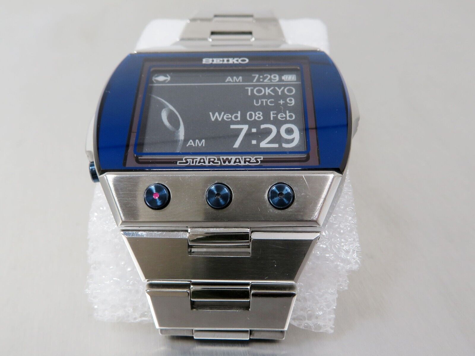 SEIKO BRIGHTZ STAR WARS R2-D2 SDGA005 S770-0AB0 Solar Radio Wave / Limited  1000 | WatchCharts Marketplace