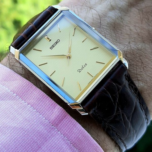 Seiko Dolce 5S21-5A20 Gold Plated May 1990 Mens Dress Watch HAQ HEQ | WatchCharts Marketplace Seiko Dolce 5S21-5A20 Gold Plated May 1990 Mens Dress Watch HAQ HEQ | WatchCharts Marketplace