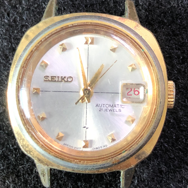Vintage Seiko 2517-0291 Automatic Women's Watch Gold Parts/Repair 21j Japan  | WatchCharts