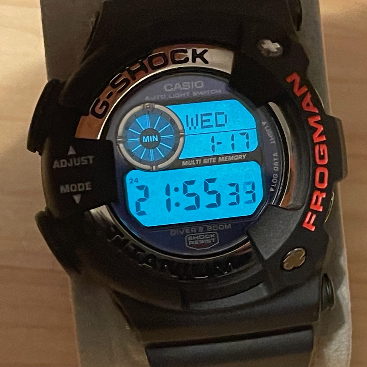 WTS] Casio G-Shock DW-9900-8 Titanium Vintage Frogman Black 9900