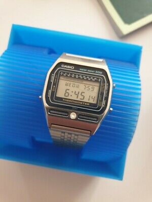CASIO VINTAGE WATCH TS 2000 THERMOMETER VERY RARE NOS 80s LCD