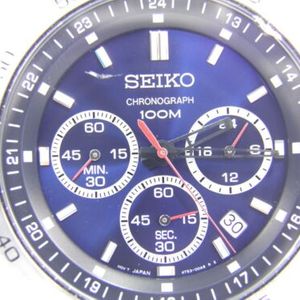 Mens Seiko Chronograph 4T53-00A0 stainless steel quartz wrist watch |  WatchCharts