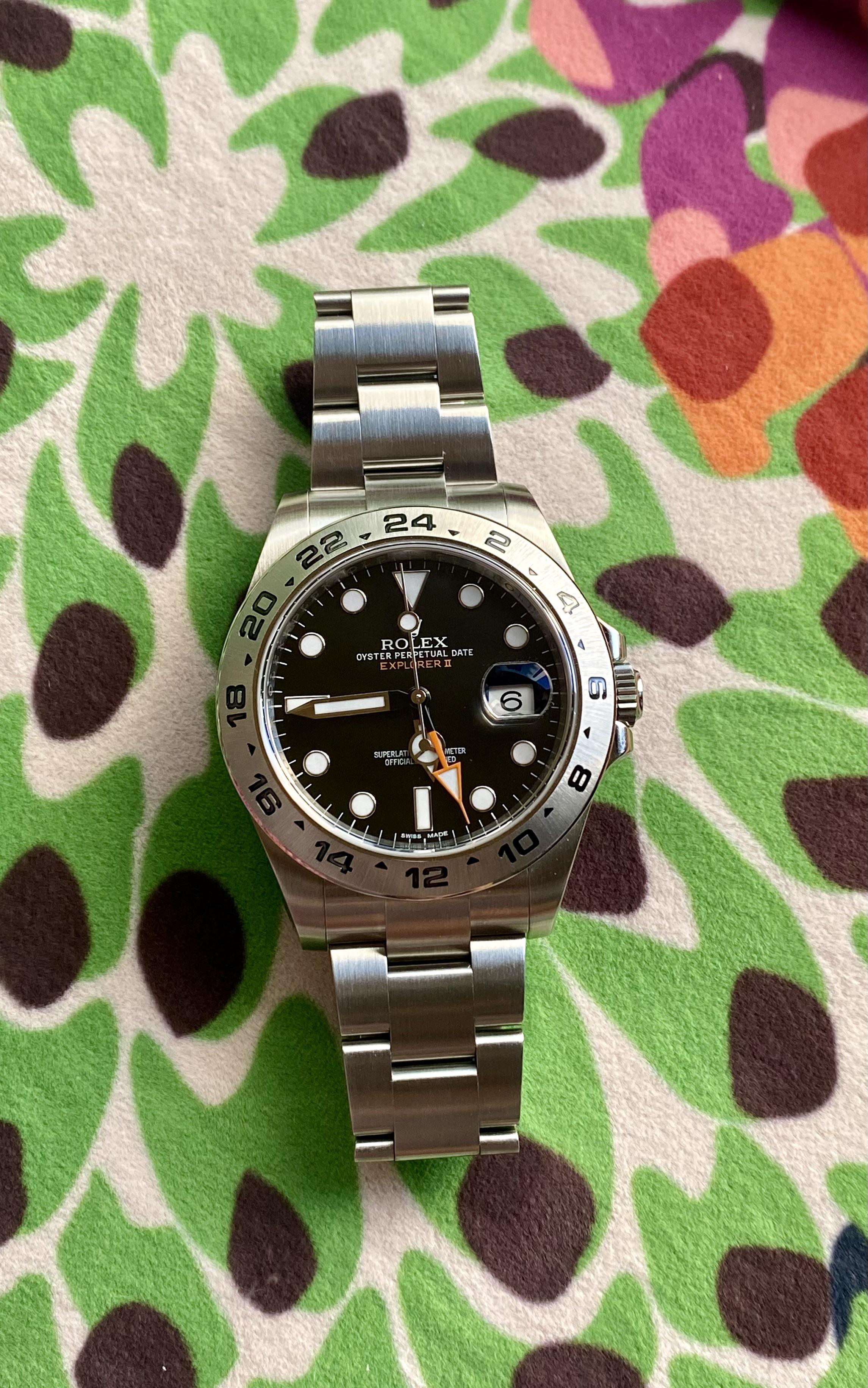 WTS Rolex Explorer II 216570 2012 B P RSC October 2022